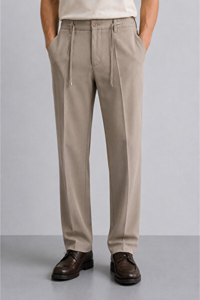 Danger Men's Comfort Fit Beige Jogger Pants |   Stretchy Fabric Daily Comfort...