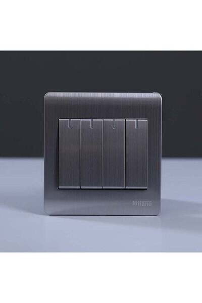 Danube Home - Milano 10A 4 Gang 1 Way Switch Sl