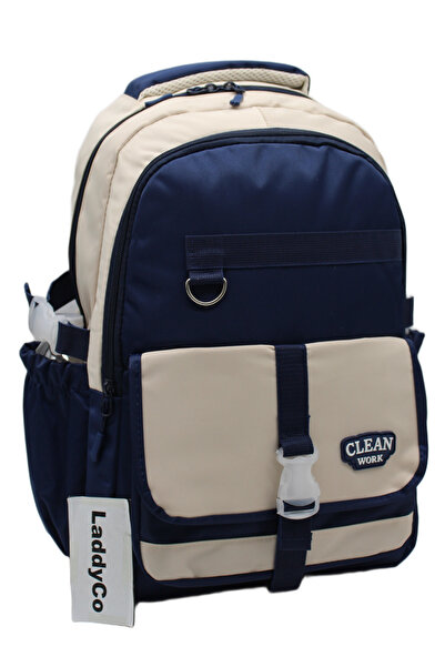 LaddyCo Multi-Compartment Modern School Backpack Unisex School Bag 26012