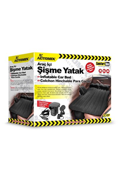 Automix Araç içi Şişme Yatak 12V (Pompa + Yastık Seti) 44288