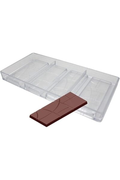The Bros Plain Bar Chocolate Mold Polycarbonate Candy Bar Mold Fancy Bars PC ...