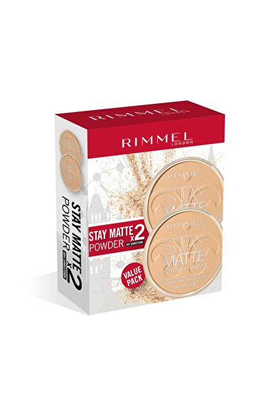 RIMMEL LONDON Stay Matte Twin Pack Powder, Sandstorm