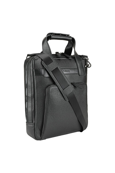 Orez Leon Satchel Men’s Genuine Leather Business Bag with Top Handle, Adjusta...
