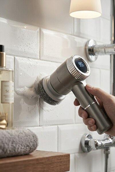 CamX Grout and Bathroom Cleaning Brush - Limescale Remover Power