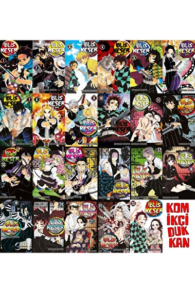 Gerekli Şeyler Yayıncılık İBLİS KESER 1’DEN->23’E SET (KD 23 KİTAP MANGA SET ...