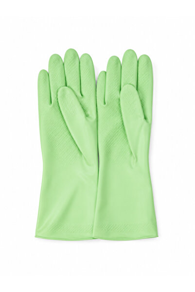 BRANDLESS Multifunctional cleaning gloves, green