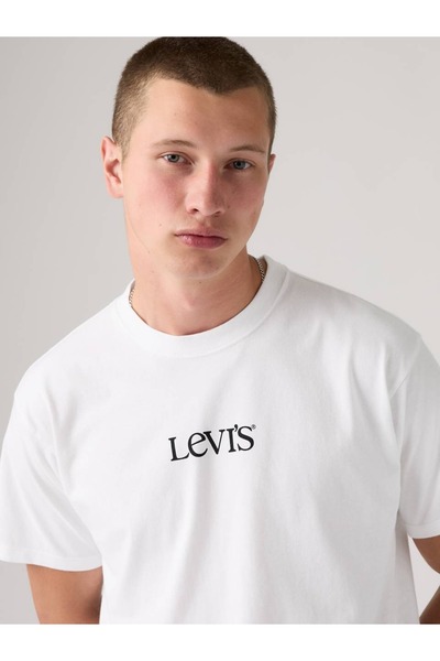 Levi's Βίντατζ μπλουζάκι με στάμπα σε χαλαρή γραμμή