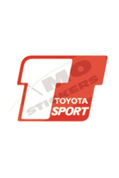 Amo-Stickers TOYOTA Sport 25cm Negru