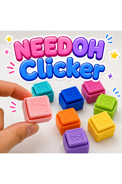 You Toys 2 Adet Mini NEEDOH Clicker Sürpriz Renk Eğlenceli Figür Oyuncak