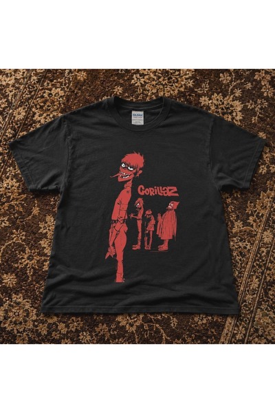 Grafftee Clothing Gorillaz majica sa printom, unisex, oversize