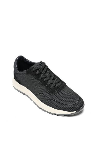 Vogel Tebes Tekstil Deri Erkek Sneaker Ayakkabı - Siyah