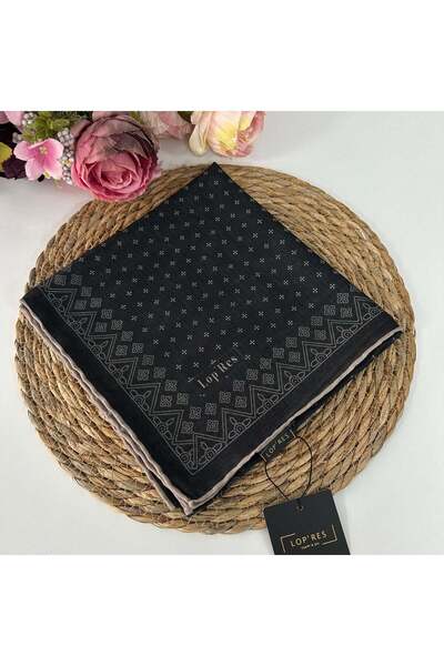 LOPRES Lop'Res Soft Cotton Scarf Black Vision Ldna1512