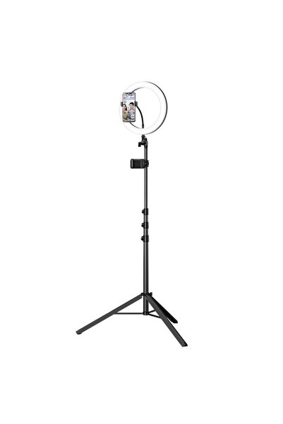 Mcdodo TB-7970 Trepied extensibil cu inel luminos pentru selfie, 200 cm, Negru