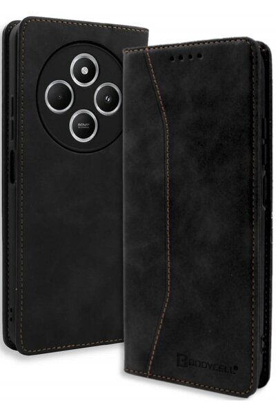 Bodycell Θήκη Xiaomi Redmi 14C / Poco C75 Book Case Πορτοφόλι - Black
