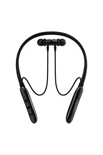 porodo Soundtec Auraband In-Ear Neckband Earphones, ENC, Black, PDMT30BK