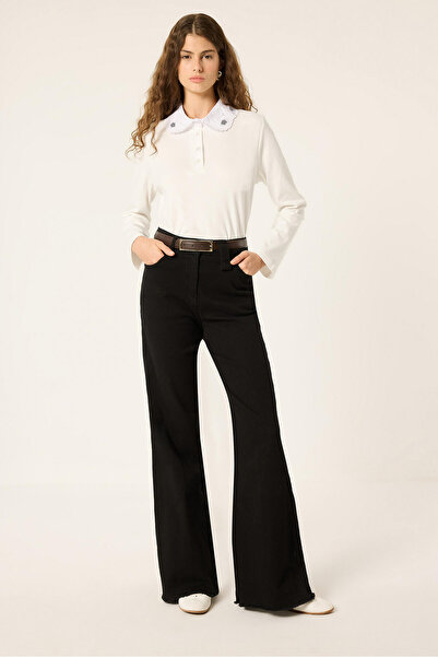 Touché Privé Lace collar bluz