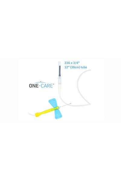 Scalpy Scalp Vein Set, 23G, 0.60x19mm, 50 Units | Butterfly Needle, Single Us...