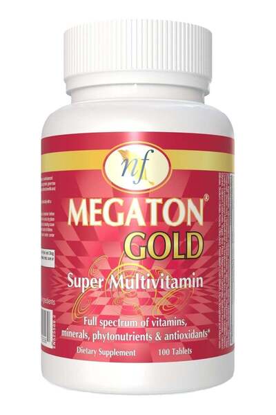 Natural Fervor Megaton Gold Super Multivitamin Supplement 100 Tablets