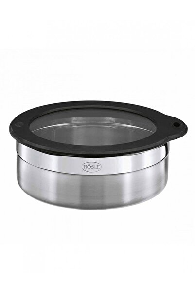 rösle Cutie alimentara, ROSLE, Inox, Capac din sticla si margine silicon, 16x...