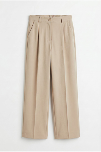 NOTHING Women's High Waist Regular Classic Trousers El-1037