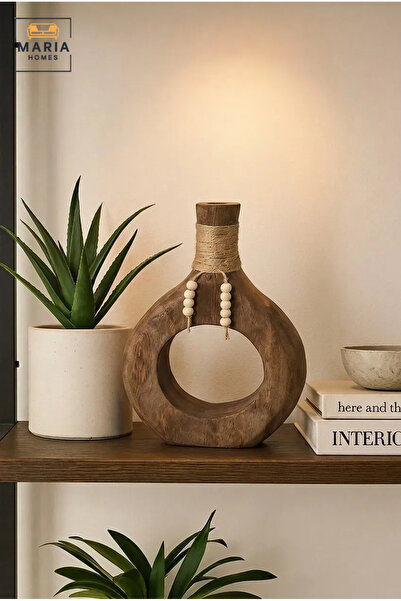 MARIA HOMES Modern Decorative Vase – Home Décor Accent for Living Room & Office