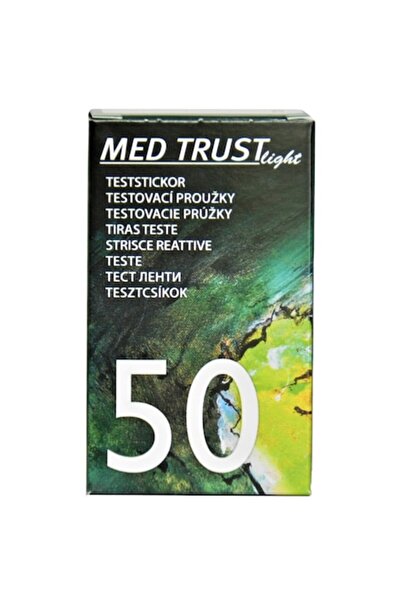 MED TRUST Benzi de testare a glicemiei Light, 50 buc/cutie