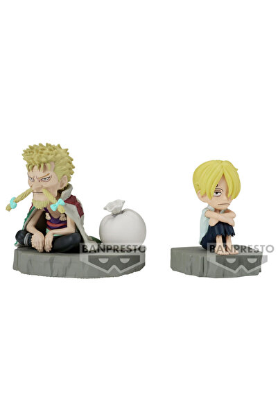 Banpresto Figurine, Banpresto, Sanji & Zeff, 6cm, multicolor, set 2 buc