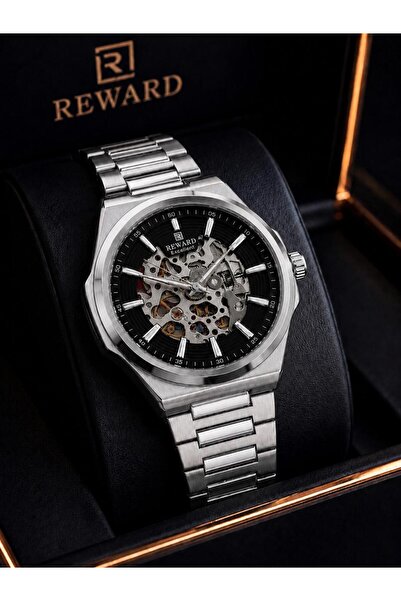 Reward Automatic Luxury Series Men's Watch Steel Strap 5 Atm Water Resistant ...