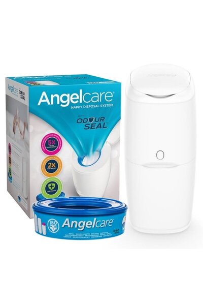 Angelcare Cos ermetic pentru scutece Classic, capacitate pana la 128 scutece,...