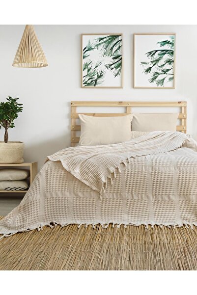 DONATEV Liva Double Jacquard Pattern Cotton Pique / Cream