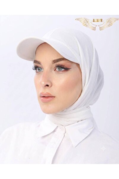 ALDAIYR Ready-Made Shawl Hijab with Hat and Bonnet Sandy