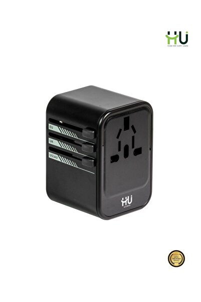 HU HAPPY USER Universal Travel Converter Adapter 20W – International Plug Ada...