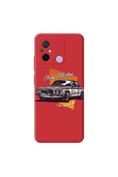 Other Xiaomi Redmi 12C Classy Collection Red Colored Silicone TPU Θήκη