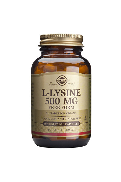 Solgar L-Λυσίνη 500 mg 50 Κάψουλες