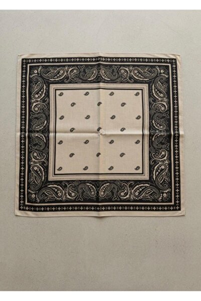 nazipek وشاح باندانا قطني ناعم الملمس 50×50 سم