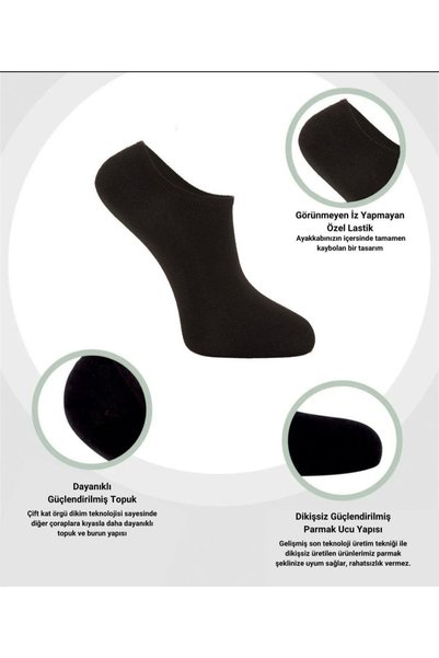 Mestra 12 Pack Bamboo Organic Seamless Women's Sneaker Socks