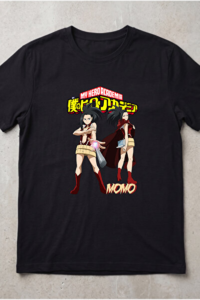 Silkensoul My Hero Academia Momo Anime Printed Standard Cut Unisex Tshirt