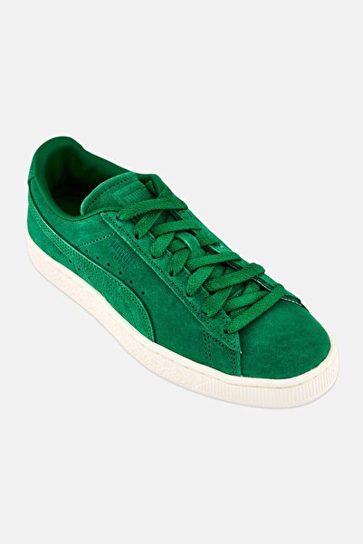 Puma Kids Boy Suede Classic 75 Lace Up Outdoor Shoes, Green