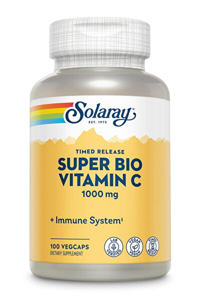 Solaray Super Bio Vitamin C 100cps vegetale Secom,
