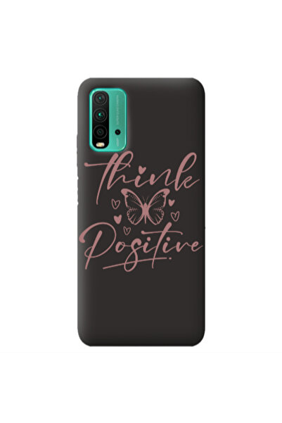 Other Xiaomi Poco M3 Think Positive Black Colored Silicone TPU Θήκη