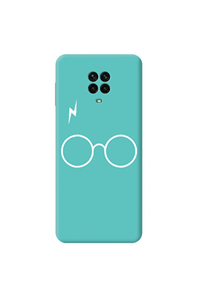 Other Xiaomi Redmi Note 9 Pro glasses Turquoise Colored Silicone TPU Θήκη