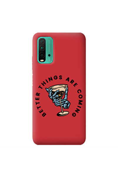 Other Xiaomi Poco M3 Better Things Are Coming Red Colored Silicone TPU Θήκη