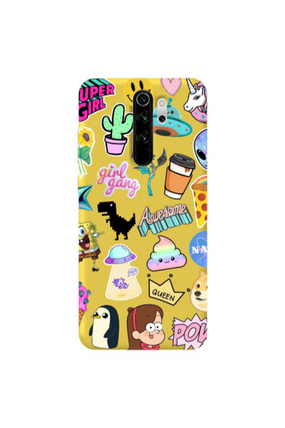 Other Xiaomi Redmi Note 8 Pro Cartoon queen Yellow Colored Silicone TPU Θήκη