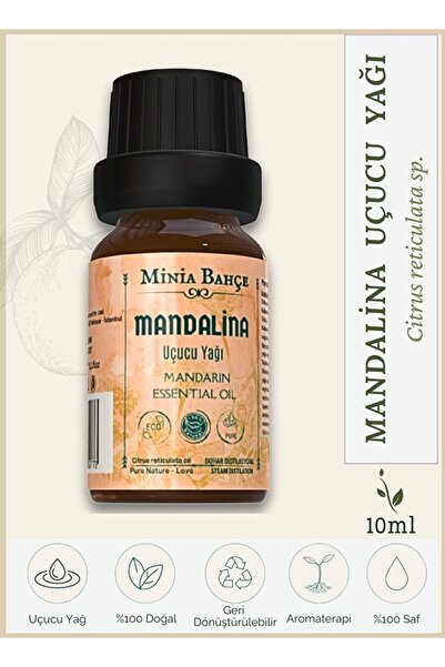 minia bahçe Tangerine Oil, 100% Natural and Pure, 10ml