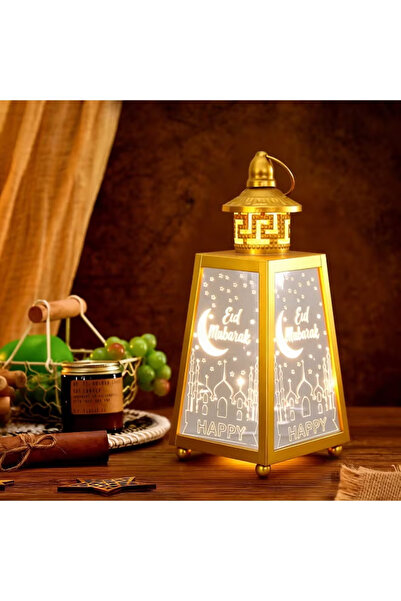 TAPIT Ramadan Lantern Large Eid Mubarak Lantern Moon Star Hanging LED Lantern...