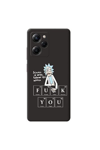 Other Xiaomi Poco X5 Pro Rick Scince is wise Black Colored Silicone TPU Θήκη
