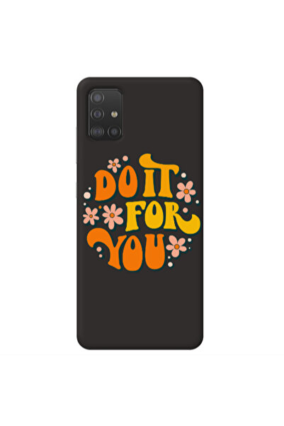 Other Samsung M31S Do it For You Black Colored Silicone TPU Θήκη