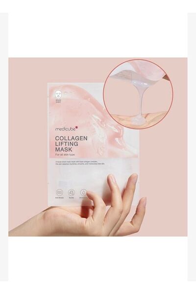 Medicube Collagen Lifting Mask: Triple Collagen Complex for Hydration, Firmin...