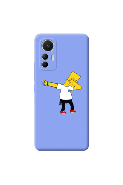 Other Xiaomi Mi 12 Lite Simpsons2 Light Purple Colored Silicone TPU Θήκη