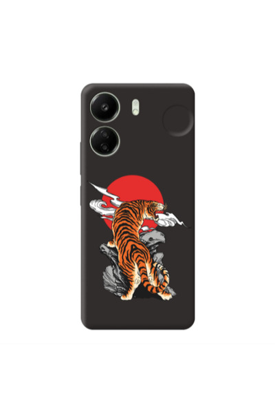 Other Xiaomi Redmi 13C Angry Gorilla Black Colored Silicone TPU Θήκη